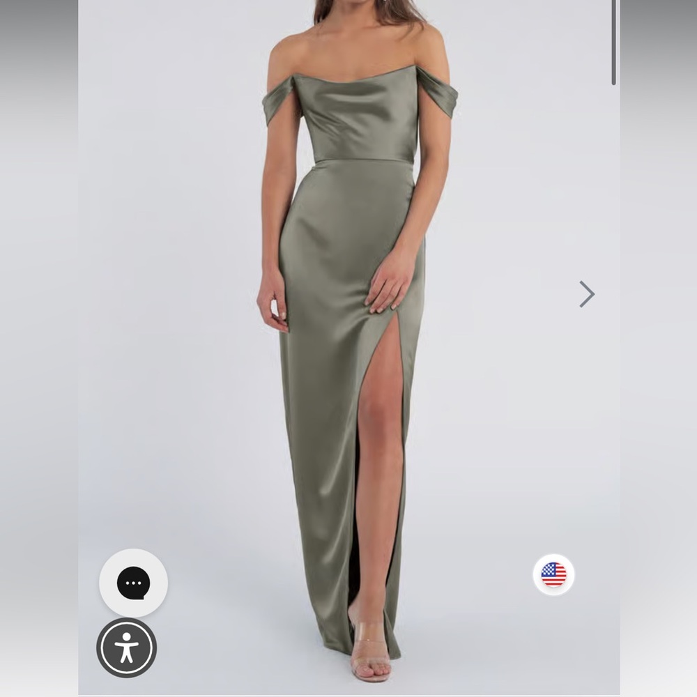 Jenny Yoo Sawyer Dress in Moss